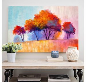 colorful trees