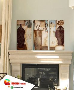 brown vases