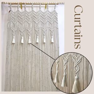 Macrame curtains